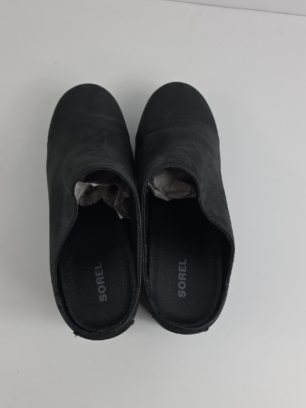 Sorel Addington Waterproof Black Women's Mule Boots Size 6.5 - Picture 6 of 11